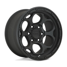 17x8.5 KMC KM541 Dirty Harry Textured Black Wheels 5x5 (0mm) Set of 4