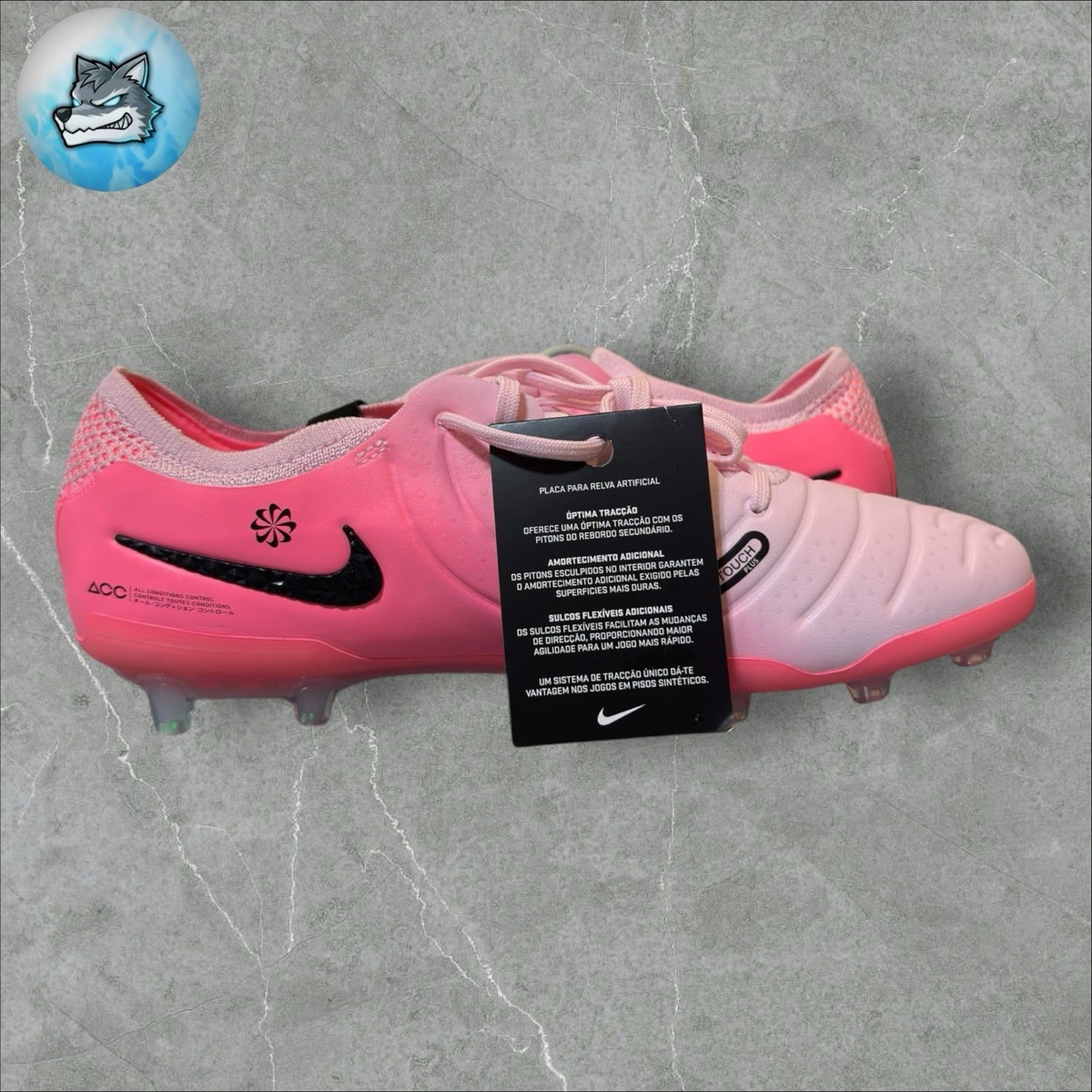 Nike Tiempo Legend 10 ELITE AG Pink Soccer Cleats FN7282-601  display picture 2