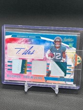 2025 Panini Absolute Rookie Patch Auto Premiere Travis Hunter #RPM-THR #/299 RPA