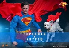 Superman & Krypto Hot Toys 1 6 12  DC Universe MMS812 914463 BRAND NEW