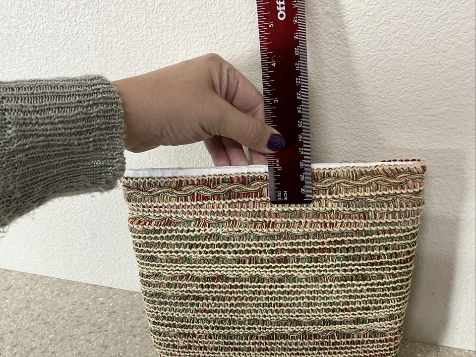 Cinta bordada de aproximadamente 12 yardas rosa, verde, rojo, amarillo mantequilla Foto 4 de 4