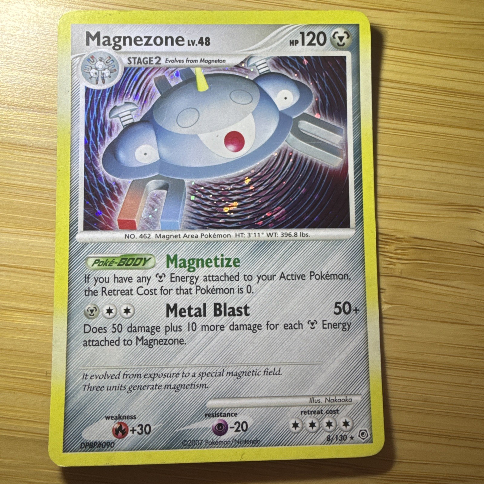 Magnezone 8/130 Holo Rare Diamond and Pearl