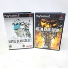 Metal Gear Solid 2 & 3: Snake Eater PS2 (Sony PlayStation 2 2004) Tested Working