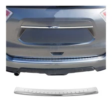 Rear Bumper Sill Cover Protector Guard for Nissan Rogue 2014-20 Stainless Steel