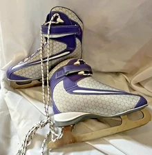 DBX Women's Soft Boot Acceleration Figure Skates  Women's Shoe Size 8