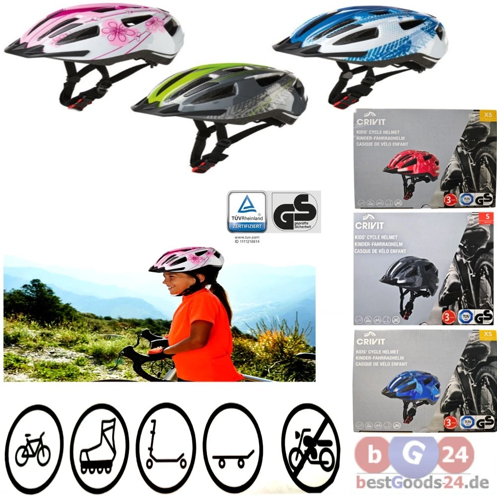 Kinderfahrradhelm Mit Rcklicht - Verstellbarer Leichthelm Mit Farbverlauf  & Wiederaufladbarem Licht Fr Jungen & Mdchen