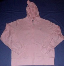 Washington Redskins Hoodie Ladies Medium Pink Full Zip Reebok NFL Womens Jacket