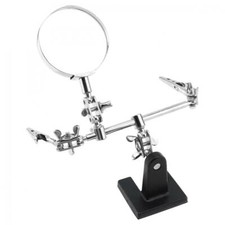 Alligator Clip Tool Clamp Holder Helping Third Hand Magnifier Soldering Stand