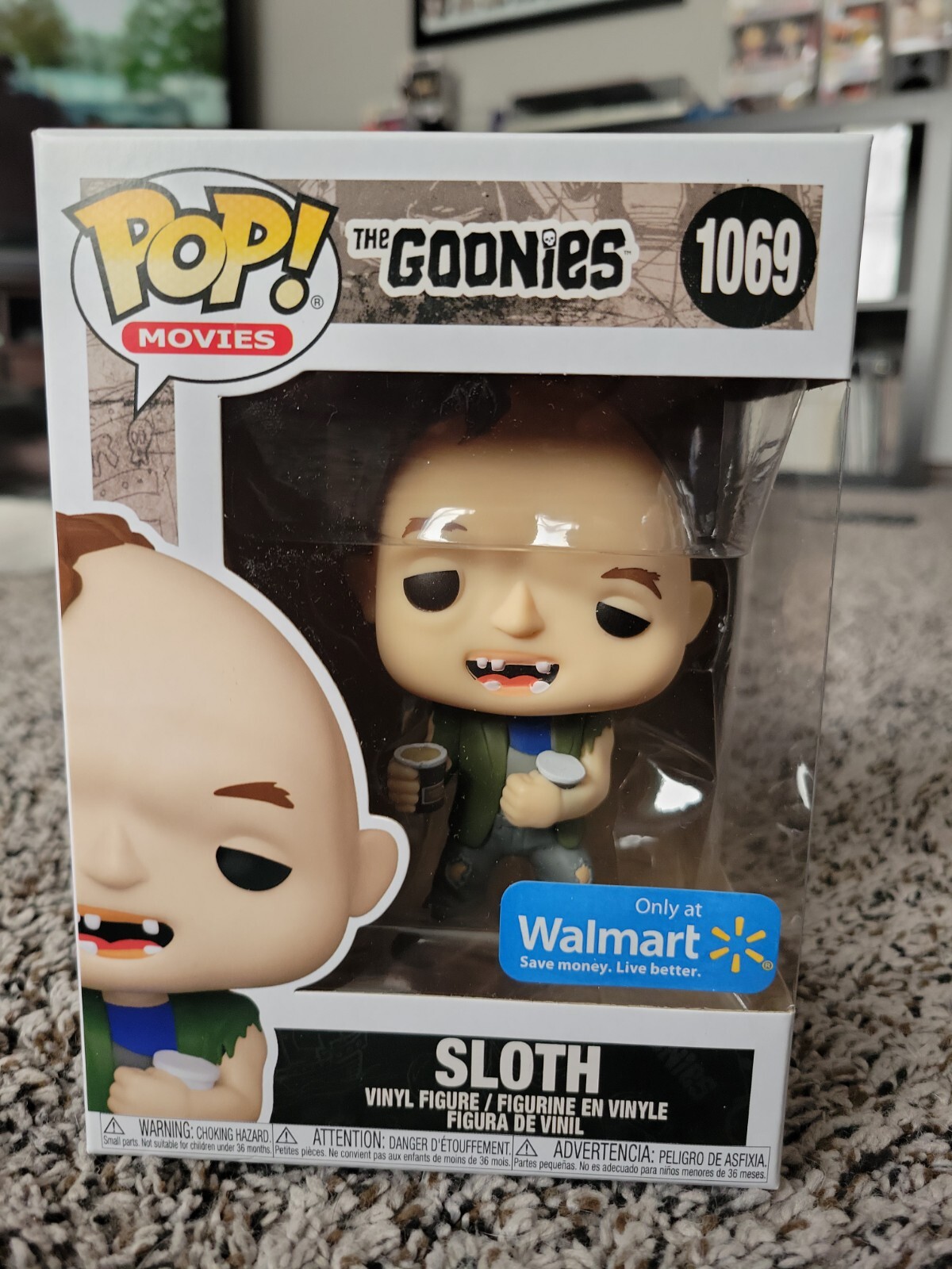 En Oferta Funko Pop #1069 The Goonies Sloth With Ice Cream Walmart Exclusive Movie Figure