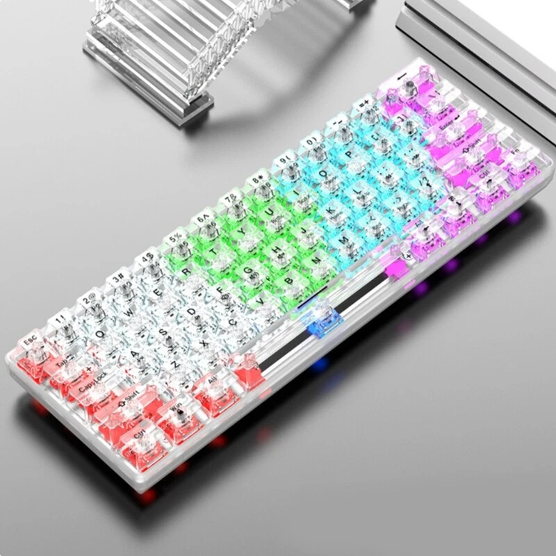 61-Key RGB Backlit Mechanical Gaming Keyboard and Mouse Set for PC with Vibrant Lighting and Responsive Keys