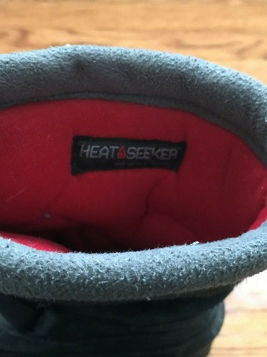 USED North Face Boys Boots US Size 2 ~ Heat Seeker ~ - Picture 3 of 6