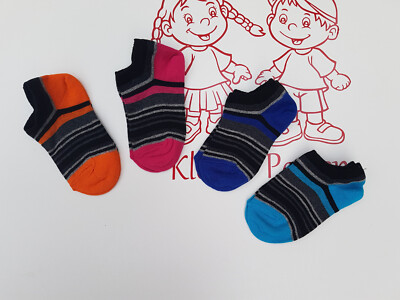 Sneaker Socken Kindersocken 4 Paar Größe 23/26 27/30