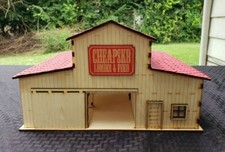 O Scale Lumber Mill & Feed - Modelleisenbahn Eisenbahn Bausatz Gebäude