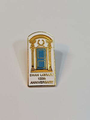 SWAN Library 100th Anniversary Lapel Pin System Wide Automated Network