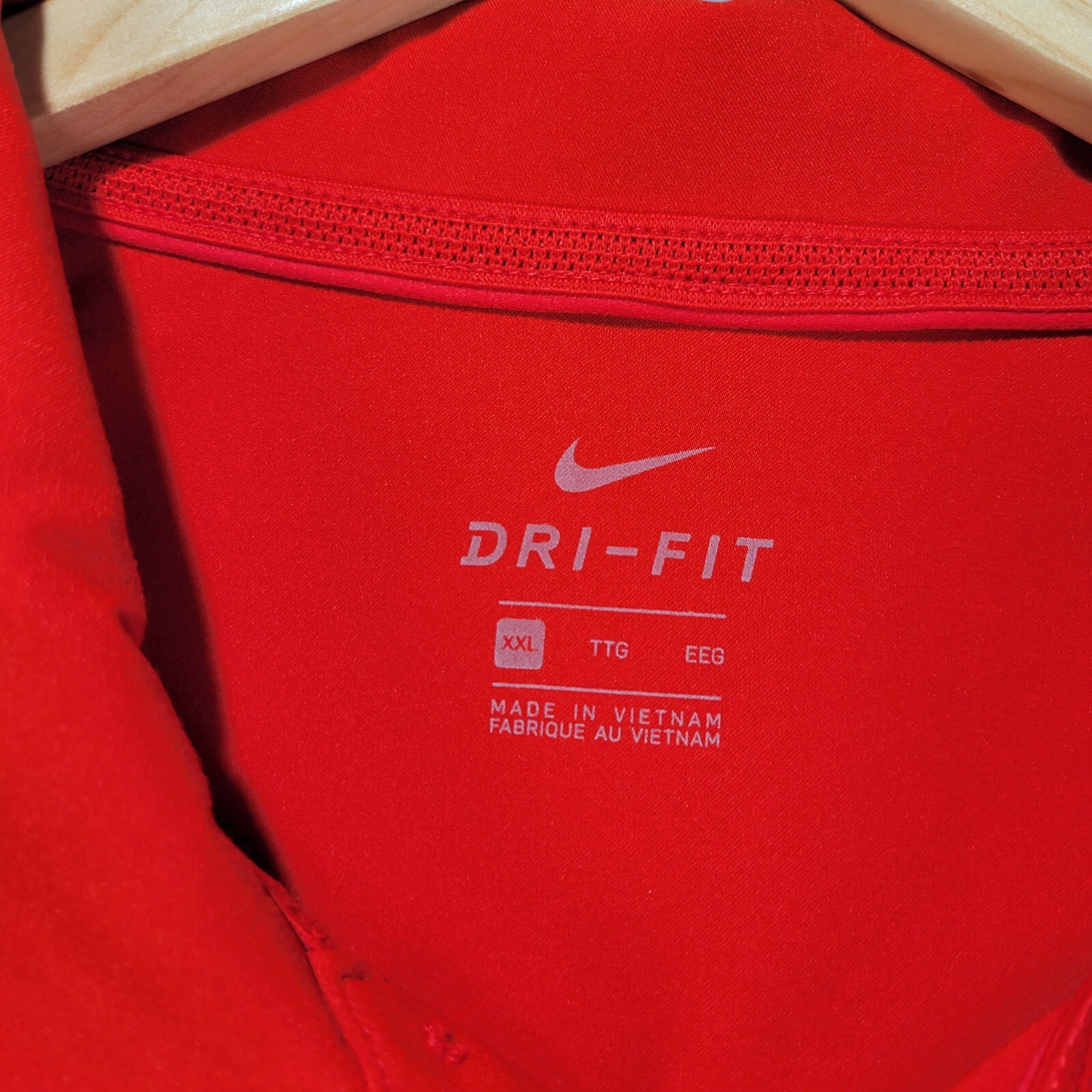 Nike Mens 2XL Ohio State Buckeyes OSU On-Field Woven Coaches Polo Red AR8894-657 thumbnail 2