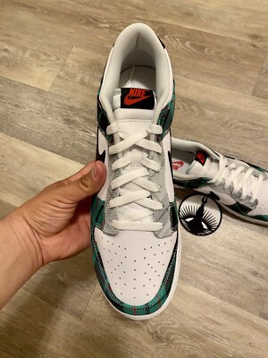 Nike Dunk Low Retro PRM 'Tartan Plaid' Red Green DV0827-100 Men's