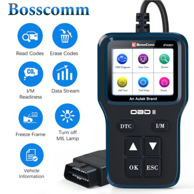 Automotive OBD2 Scanner Check Fault Code Reader Engine Light Car Diagnostic Tool