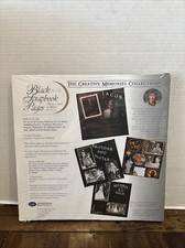 Creative Memories 12x15 Black Scrapbook Pages RCM-12BL  15 Sheets 30 Pages New