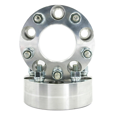 5x4.5 / 5x114.3 to 5x120 USA Wheel Adapters 2'' Thick 14x1.5 Studs 74mm bore x 2