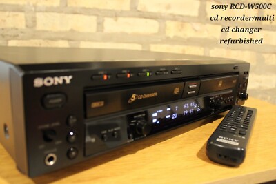Sony RCD-W500C CD Recorder/charger , serviced, Fully Sony RCD-W500C CD Recorder/charger , serviced, Fully
