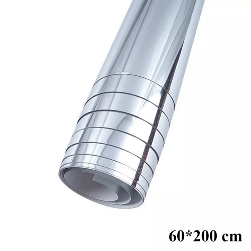 200x60cm Self Adhesive Mirror Wall Sticker Roll Cut Freely for Room Bathroom Dec - Picture 13 of 13