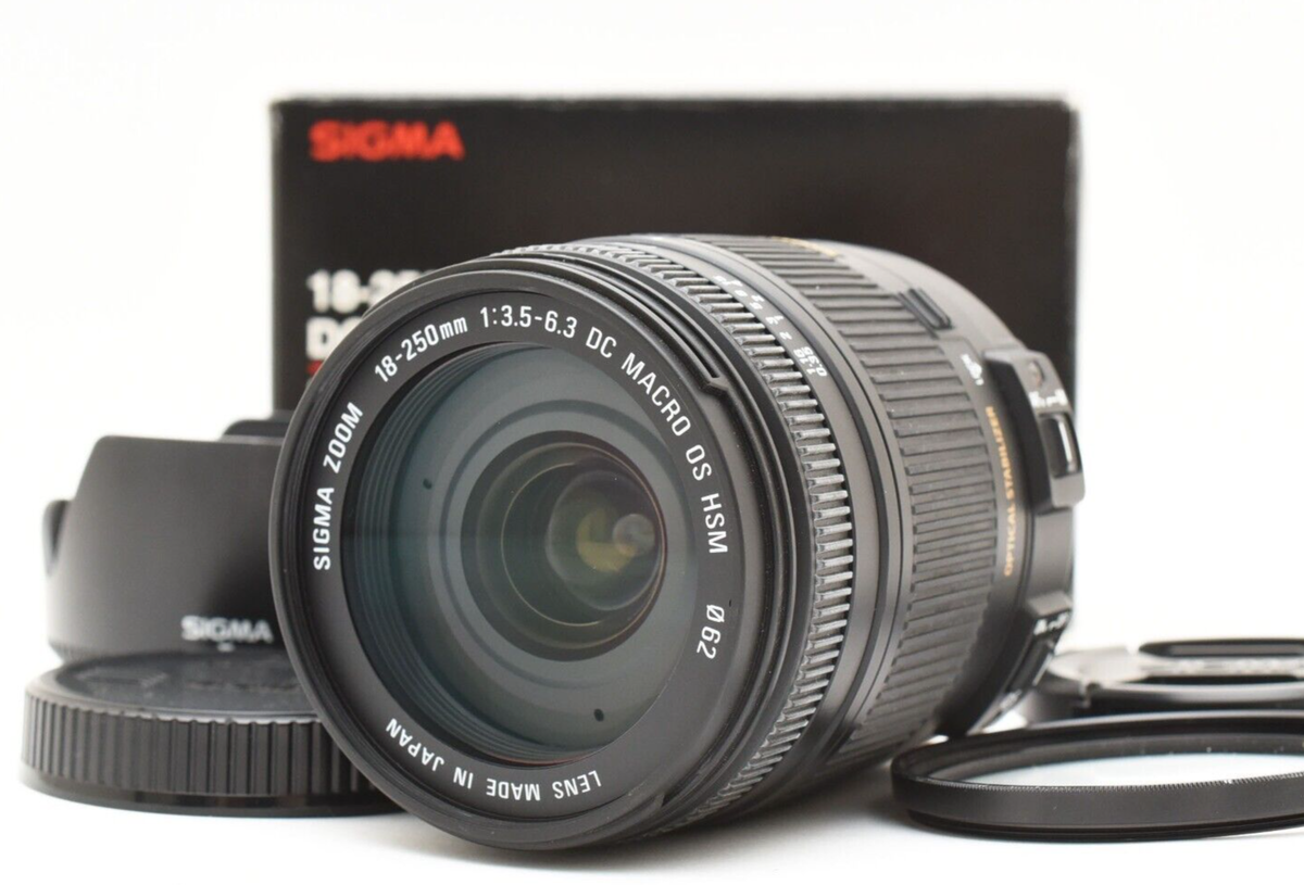 Sigma 18-250mm F3.5-6.3 DC MACRO OS HSM Lens for Canon Sigma 18-250mm F3.5-6.3 DC MACRO OS HSM Lens for Canon