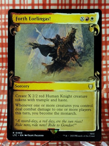 Forth Eorlingas! SHOWCASE SCROLLS, Der Herr der Ringe, MTG NM/M