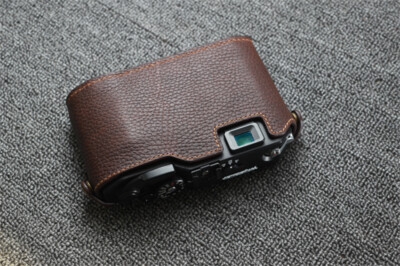 Funper VOIGTLANDER Bessa R2 Camera Leather Half Case Handmade