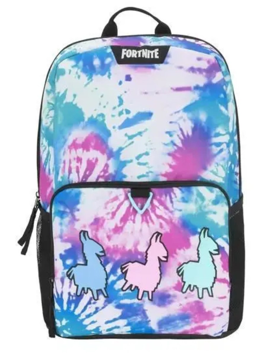 backpack laptop green pink tie die Pastel Dye for Girls, 17" it comes with a matching lunch box and a cute bag charm keychain for an extra pop of personality Tie-Dye Backpack Bundle | Pottery