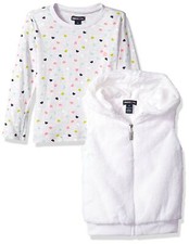 Limited Too Girls' Little Knit Top and Vest Set More Styles Available , Mult...