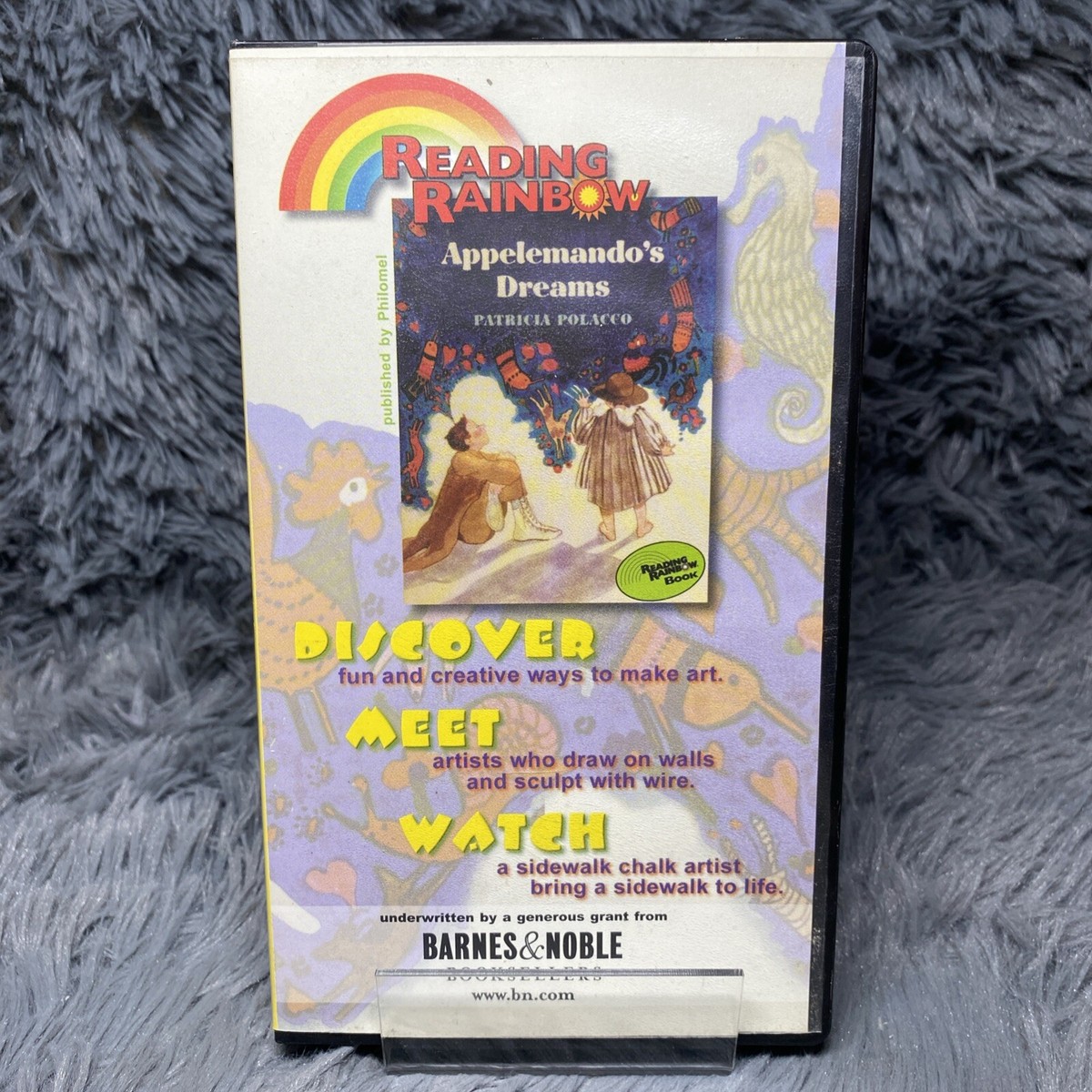 Reading Rainbow: Appelemando's Dreams VHS Tape LeVar Burton