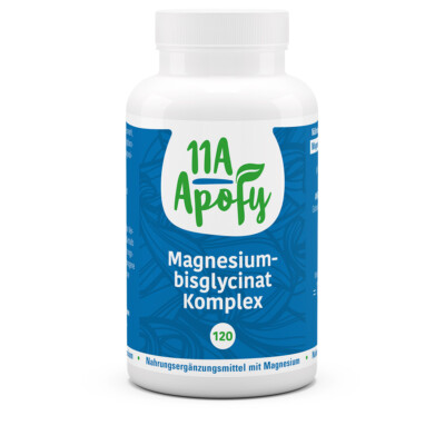 Magnesiumbisglycinat Komplex | hohe Bioverfügbarkeit | 300 mg reines Magnesium
