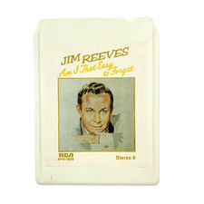 Jim Reeves Am I That Easy To Forget 8-Track Tape APS1-0039 RCA Records Untested