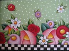 2 UNUSED small vintage greeting cards Mary Engelbreit BLANK Watering Can Flowers — photo 7