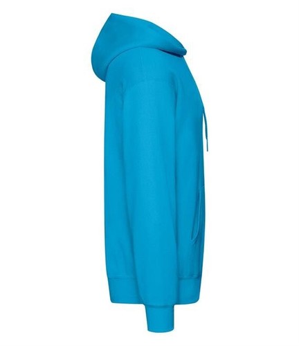 Fruit of the Loom Azure Blue Adults Hoody Size Medium - Picture 3 of 4