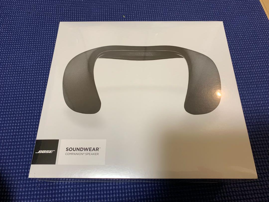 Bose SoundWear Companion Speaker Wearable Neck Speaker Black Bose SoundWear Companion Speaker Wearable Neck Speaker Black