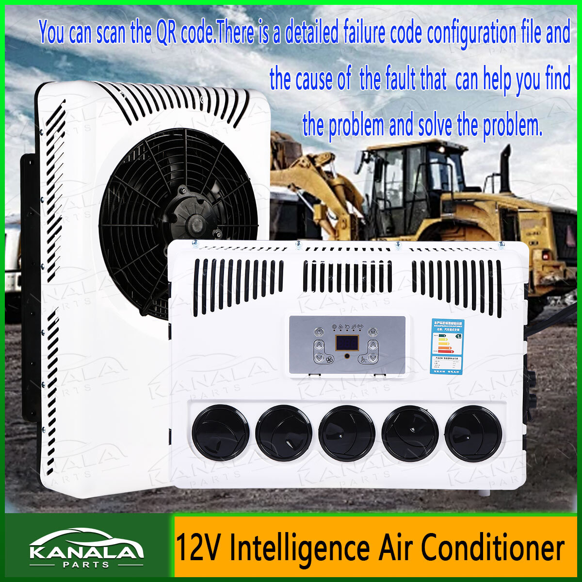 12V White Truck Split AC with QR Code Detection Issue #63