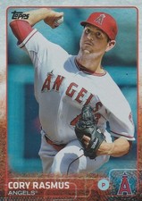 2015 TOPPS UPDATE CORY RASMUS P ANGELS #US369 RAINBOW FOIL SP