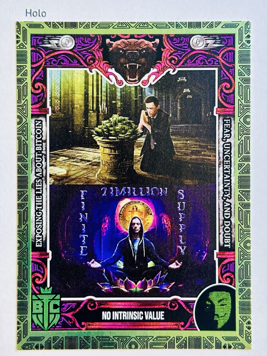 NO INTRINSIC VALUE #41 2024 Bitcoin Trading Cards Spirit Of Satoshi HOLO  /445 | eBay