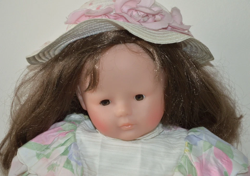 RARE Ancienne grande poupée Mirabelle COROLLE Jardin d'été chapeau 60 cm 84 1990 - Photo 2/4