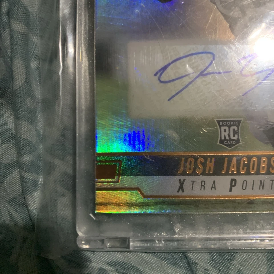Josh Jacobs 2019 Panini Prestige Autograph Rookie #240 Oakland Raiders RC 7/25  - Image 3 of 4