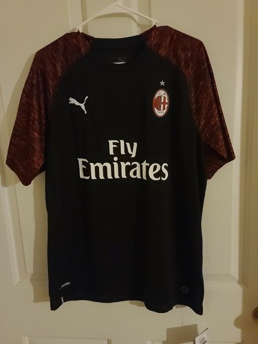 Puma Para hombres Fly Emirates Estadio de ACM Milan Talla Grande Jersey |  eBay