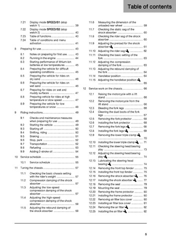 Husqvarna Owners Manual Book Guide 2025 TE 300 US - Picture 3 of 24