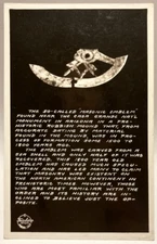 RPPC Masonic Emblem, Casa Grande Nat'l Monument Vintage Frashers Photo Postcard