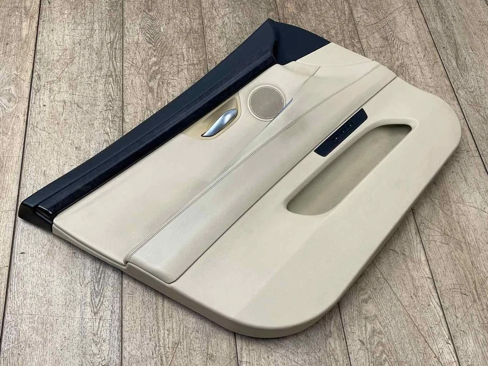 Fits 2010 - 2017 BMW 535I GT Front LH Driver Door Trim Panel Beige OEM - Image 3 of 4