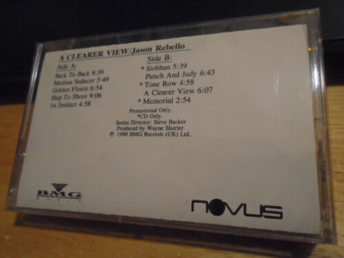 SEALED RARE PROMO Jason Rebello CASSETTE TAPE A Clearer View jazz Wayne Shorter  - Picture 1 of 2
