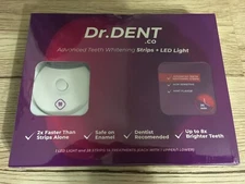 Dr Dent Teeth tooth Whitening Strips 28 +LED Light Mint 30min Bright WHITESTRIPS