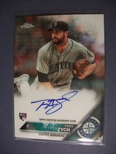 TONY ZYCH 2016 Topps Chrome Rookie AUTO #RA-TZ Mariners RC