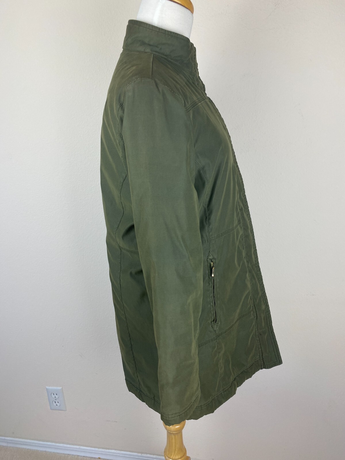 BASIC EDITIONS Winter Parka Forest Green Jacket M… - image 2