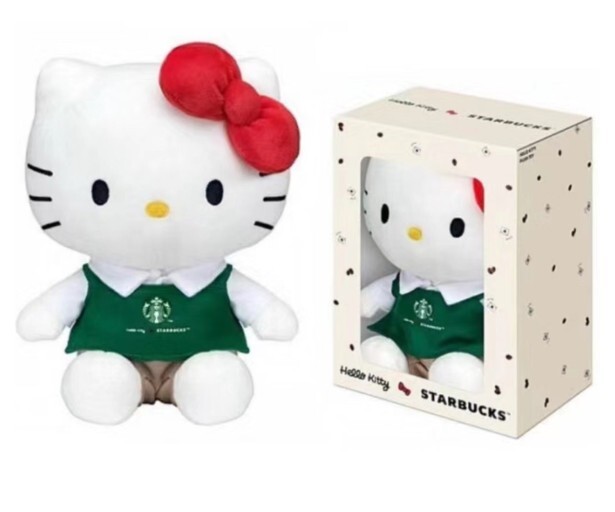 Starbucks Korea 2024 Hello Kitty Barista Doll White Limited
